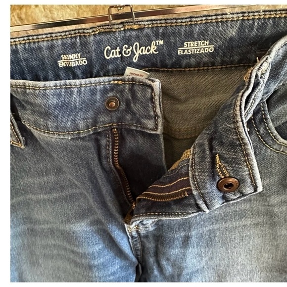 Cat & Jack Boys Blue Jeans size 14 husky - Picture 3 of 5